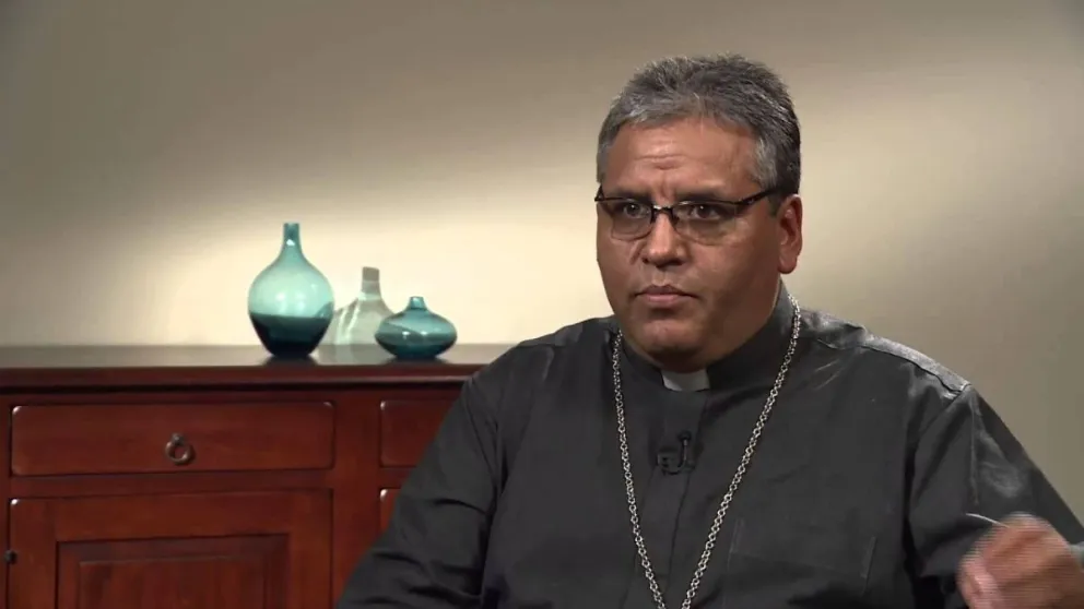 El Arzobispo de La Paz, monseñor Percy Galván. Foto: Arquidiócesis de Sucre Bolivia