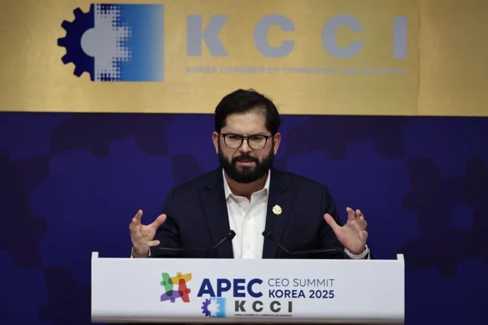 Gabriel Boric,p residente de Chile. Foto: EFE 