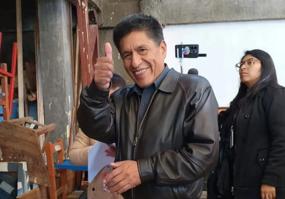 Édgar Morales, líder de Democracia Directa. Foto: RRSS de ese movimiento