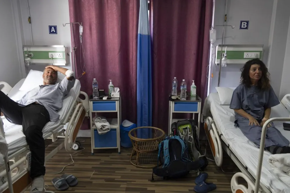 Más de un millar de senderistas han sido rescatados desde que comenzaron las tormentas de nieve. / Foto: EFE