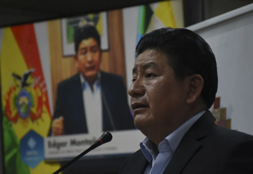 Una foto de archivo de exministro Edgar Montaño. Foto: APG