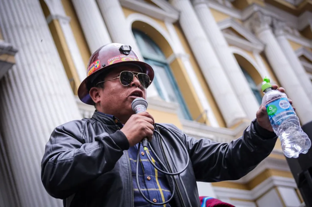 Huarachi fue dirigente de la COB por casi ocho años. Foto: APG