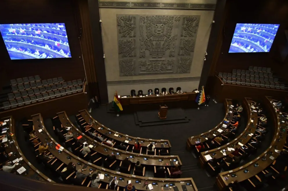 La nueva Cámara de Diputados, este martes. Fotos: APG