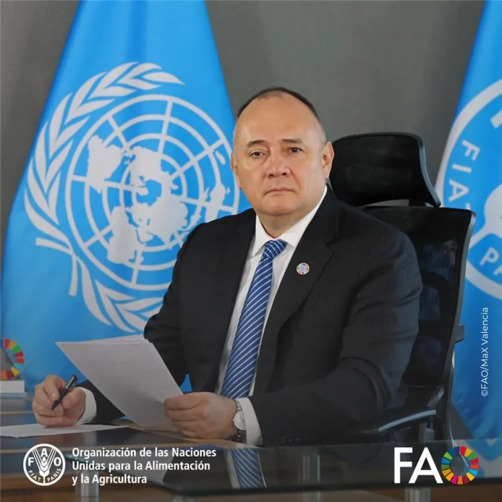 René Orellana Halkyer, en una fotografía oficial de FAO. FOTO: FAO