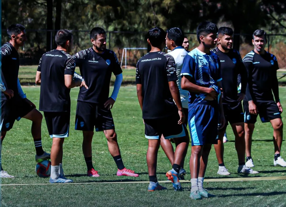 Jugadores del cuadro valluno en un entrenamiento anterior. Foto: Club Aurora.