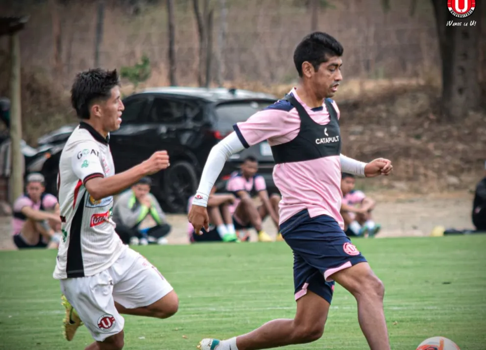 Un entrenamiento anterior del club de Vinto. Foto: FC Universitario.