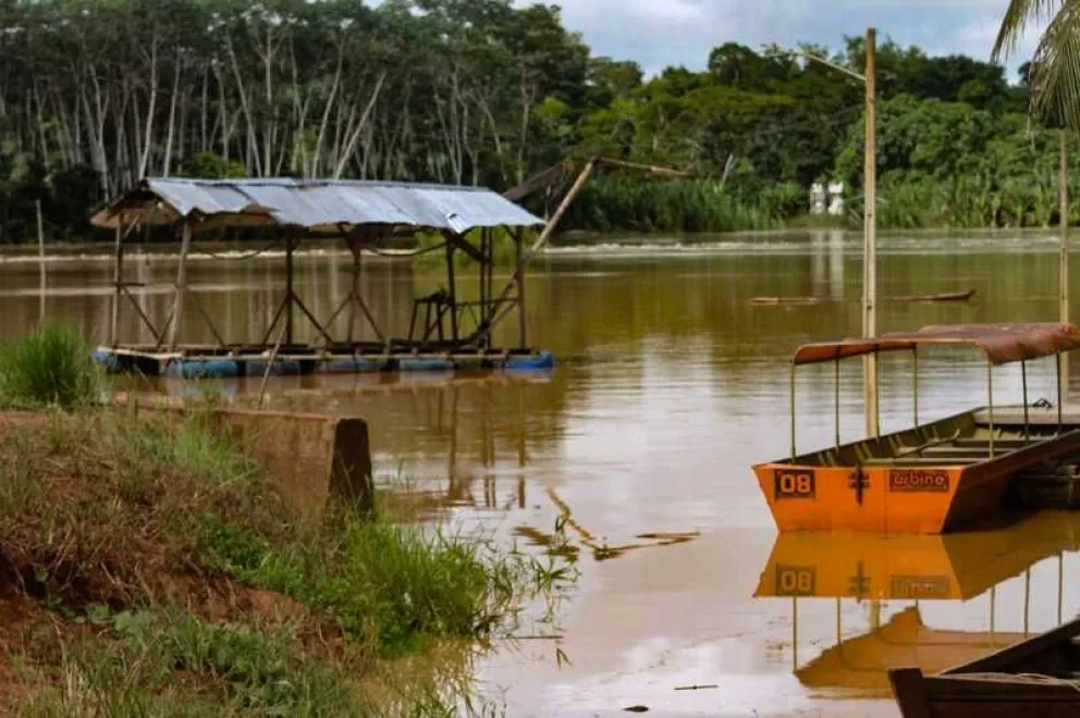 Inundaciones en Pando, ocurridas en abril de este año. FOTO: ABI