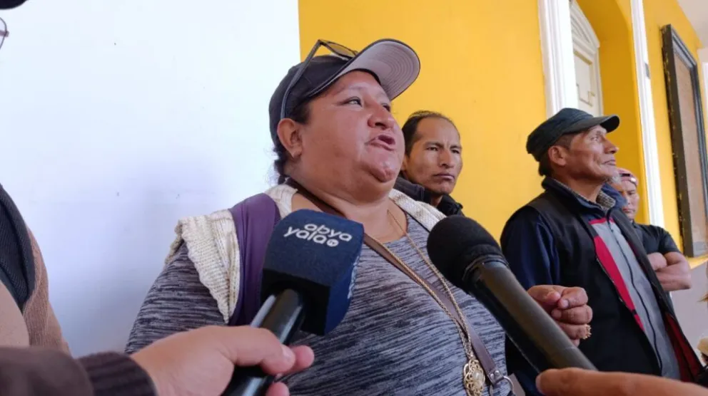 La representante de los panificadores independientes de Bolivia, Elizabeth Galarza. Foto: Abya Yala