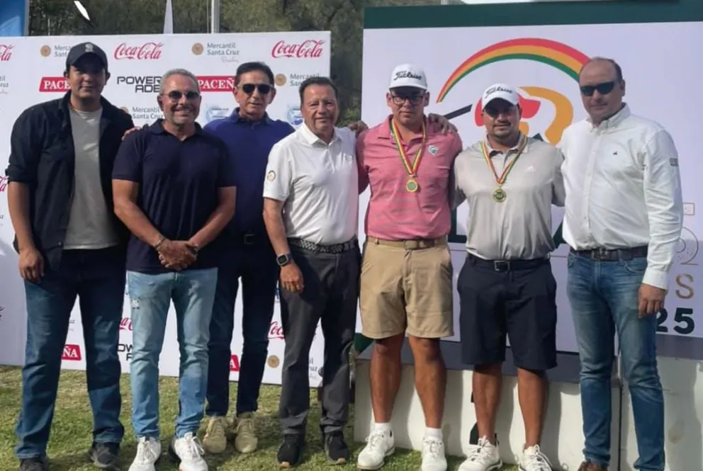 Una premiación anterior del Circuito Nacional. Foto: Federación Boliviana de Golf.