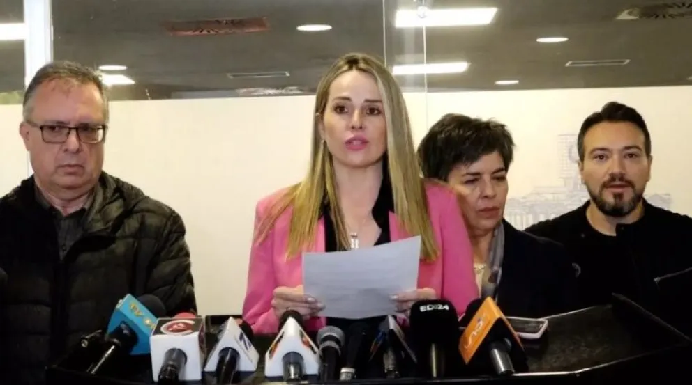 Integrantes de la bancada de la Alianza Unidad. Foto: Diputados Bolivia