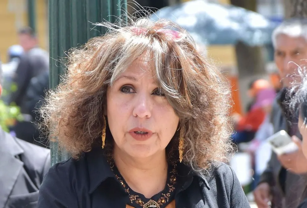 Cinthya Yáñez, la autoridad del Ministerio sin Cartera. Foto: APG.