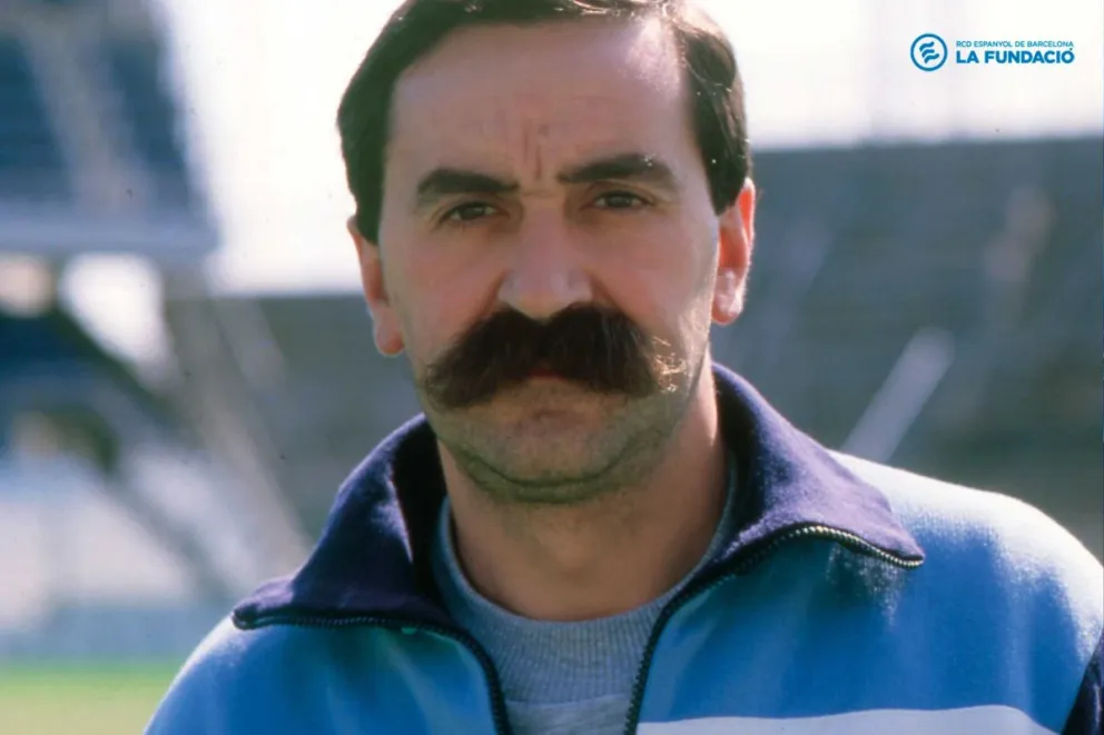 Azkargorta, cuando era entrenador del Tenerife. Foto: CD Tenerife.