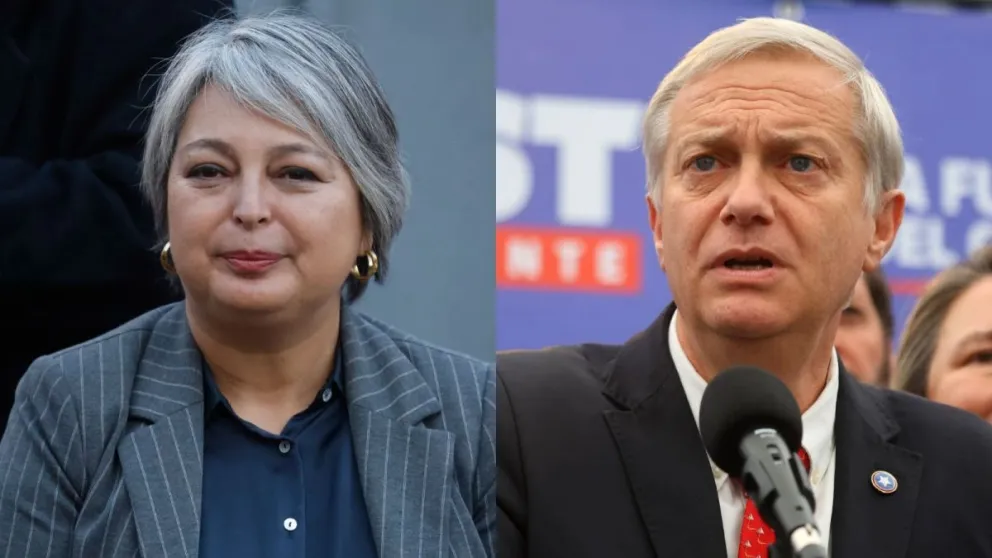 La izquierdista Jeannette Jara y el ultraderechista José Antonio Kast. Fuente: https://www.24horas.cl