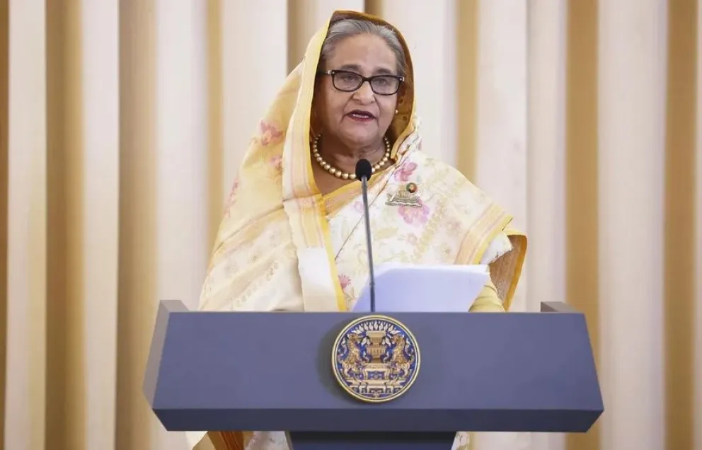 La exprimera ministra de Bangladés, Sheikh Hasina en una imagen de archivo. Foto: EFE