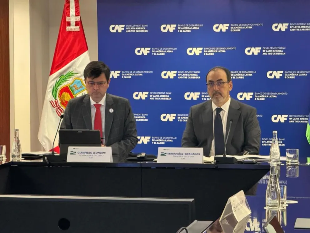 El presidente ejecutivo de CAF, Sergio Díaz-Granados. Foto: CAF 