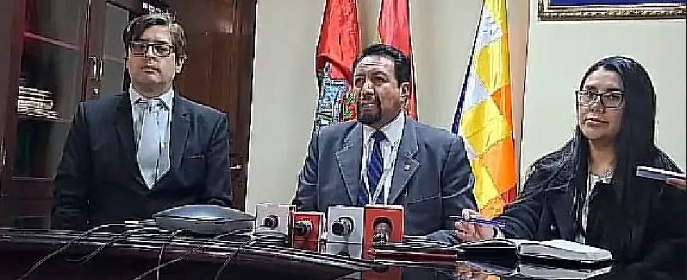 Jefe de la Unidad de Control y Fiscalización del Consejo de la Magistratura, Marco Antonio Ibañez. Foto: Captura de video 