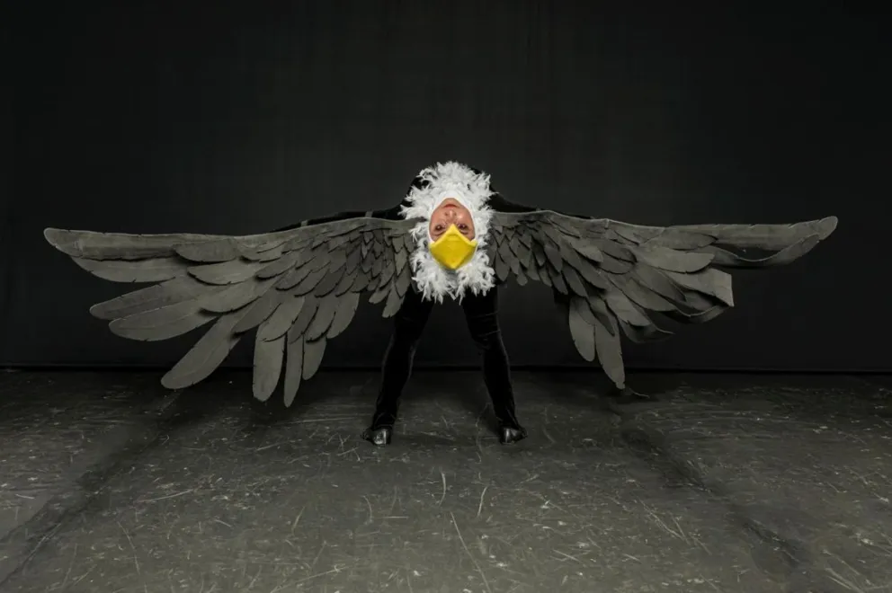 La puesta en escena "RÍO". / Foto: Escuela de Danzas CAP. 