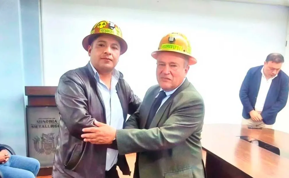 El presidente de la Fecoman y el ministro Calderón de la Barca. Foto: Fecoman