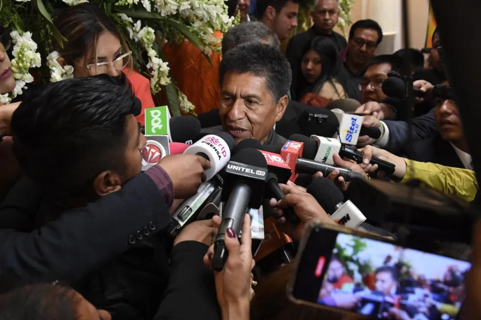 El ministro de Trabajo, Edgar Morales. Foto: ABI 