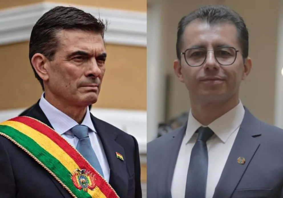 Rodrigo Paz y Freddy Vidovic. Fotos: ABI 