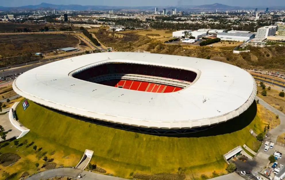 Vista panorámica del estadio de Guadalajara. Foto: FIFA.
