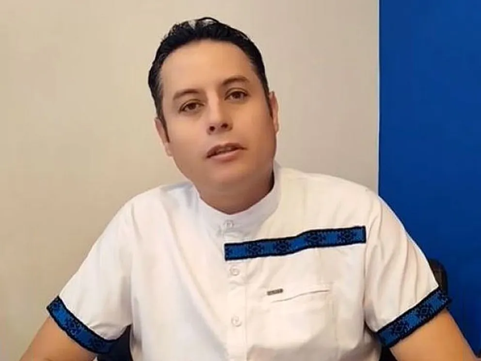 Edmand Lara en una captura de video de sus redes.