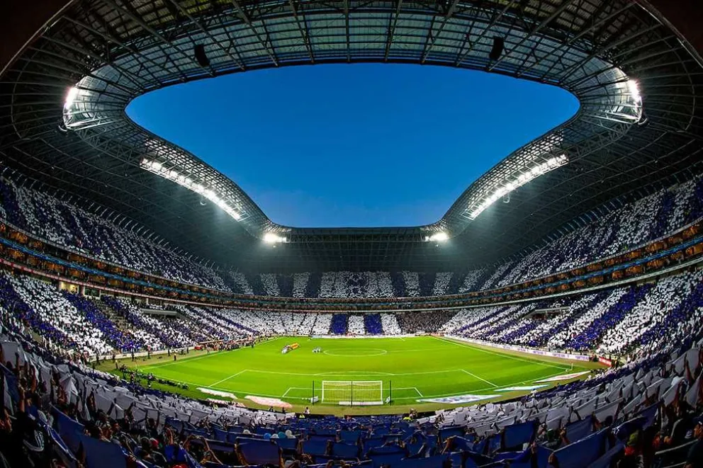 El estadio de Monterrey, donde la Verde se medirá con el cuadro de Surinam. Foto: EH