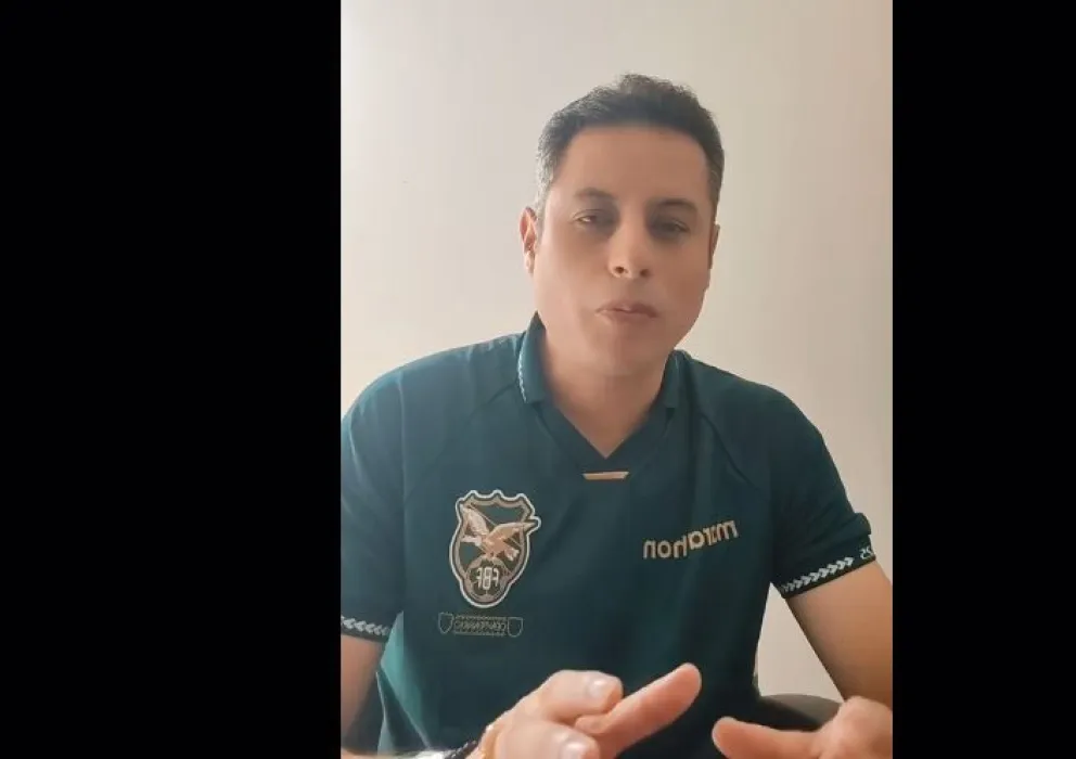 El vicepresidente Edmand Lara en una captura de video.