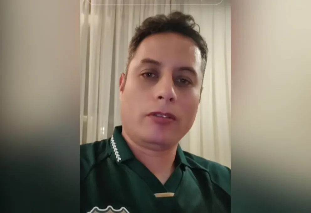 Captura del video que publicó el vicepresidente Edmand Lara. 
