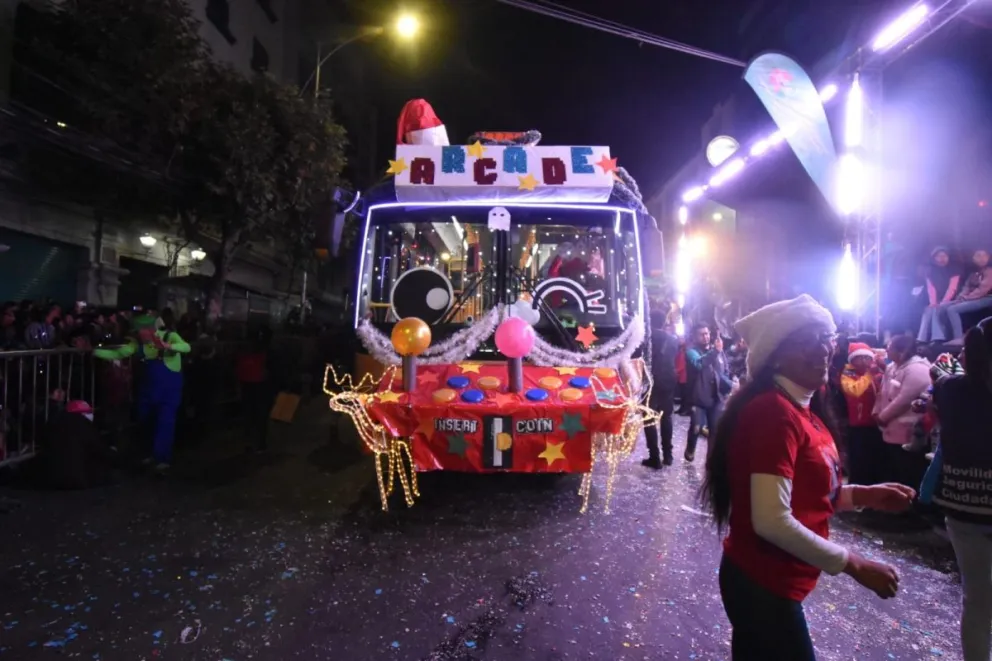 El desfile navideño se realizará el 13 de este mes. Foto: Alcaldía de La Paz