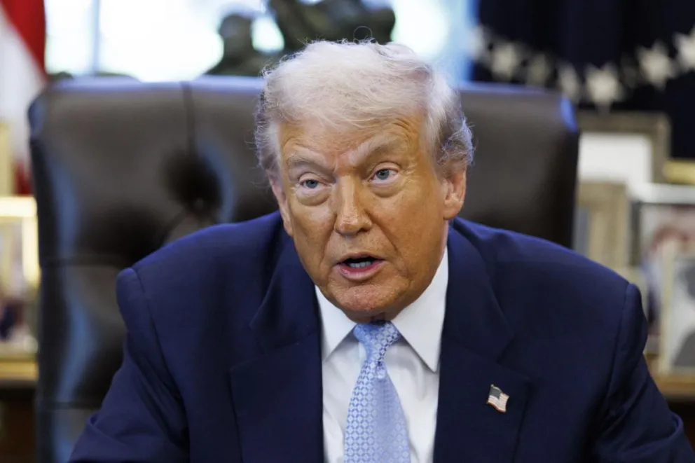 El presidente de EE.UU., Donald Trump.  Foto: EFE. 