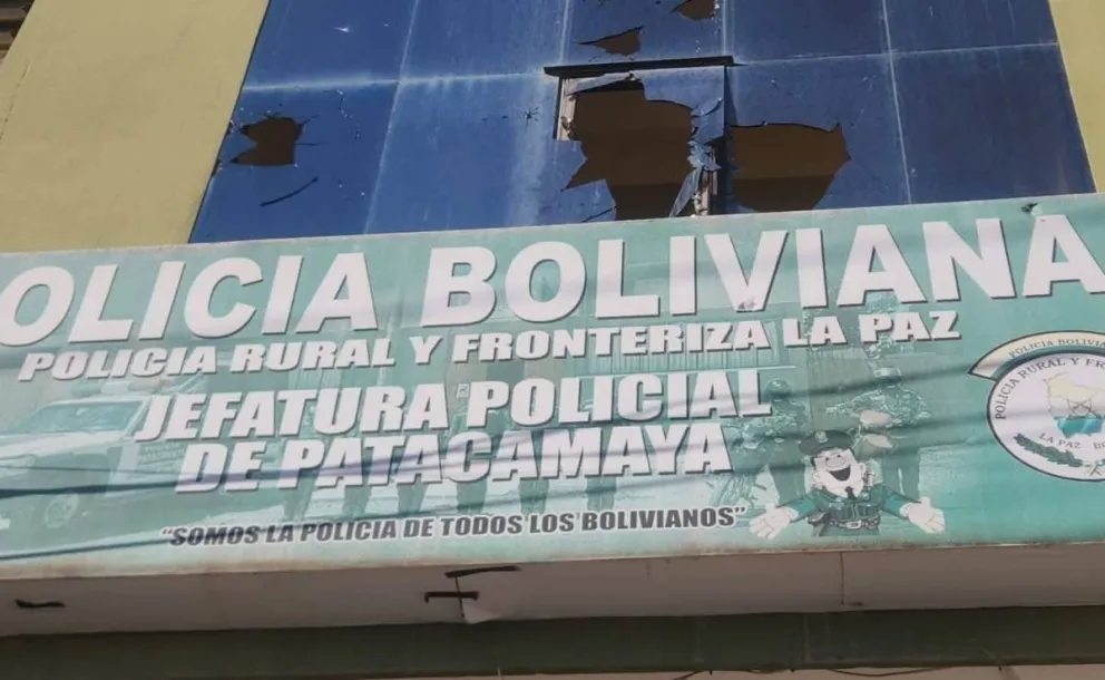 Jefatura Policial de Patacamaya. Foto: archivo / Erbol 