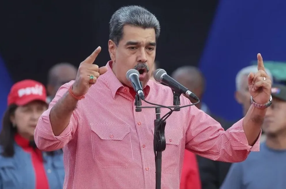 Maduro durante un evento en Caracas. Foto: EFE