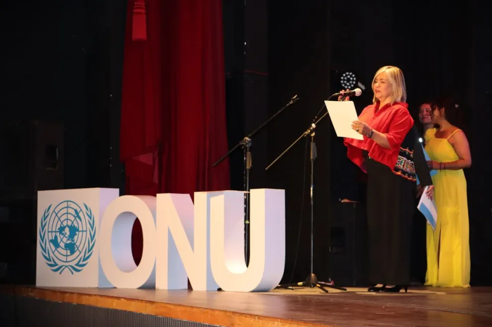 Un evento de ONU Bolivia en una imagen tomada de sus redes sociales.