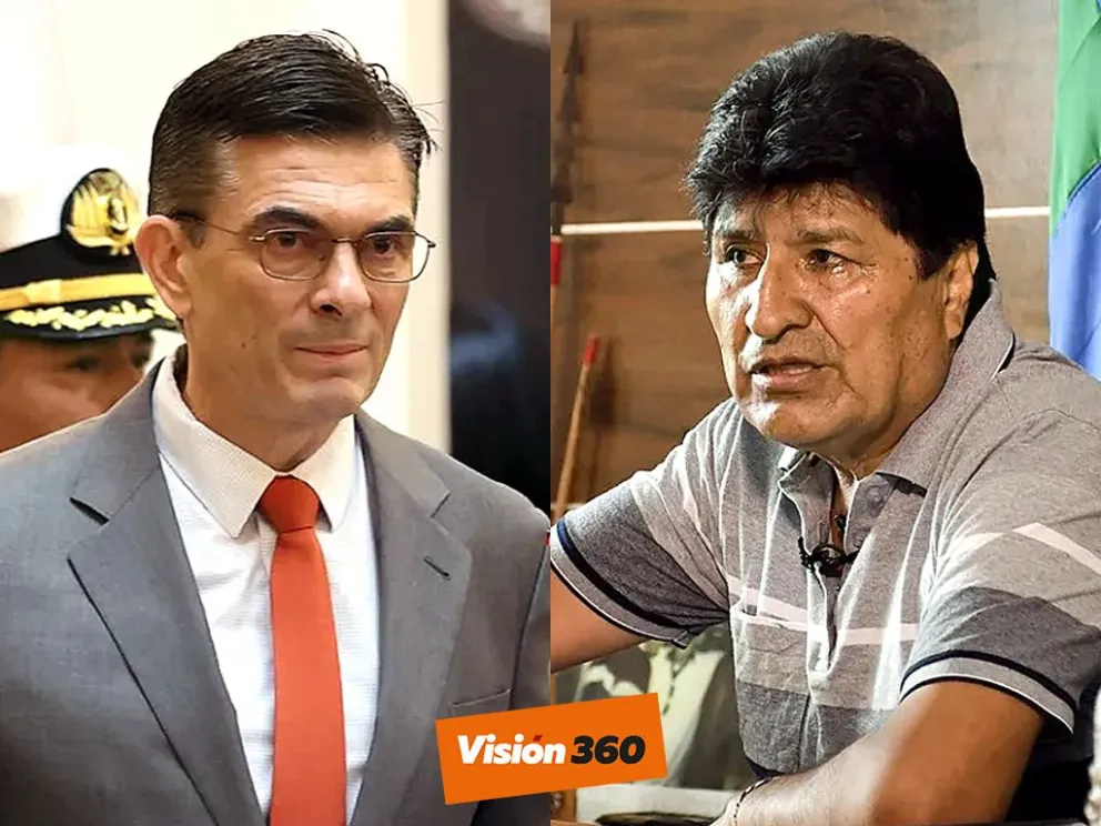 Rodrigo Paz y Evo Morales en imágenes de archivo. Fotos: EFE