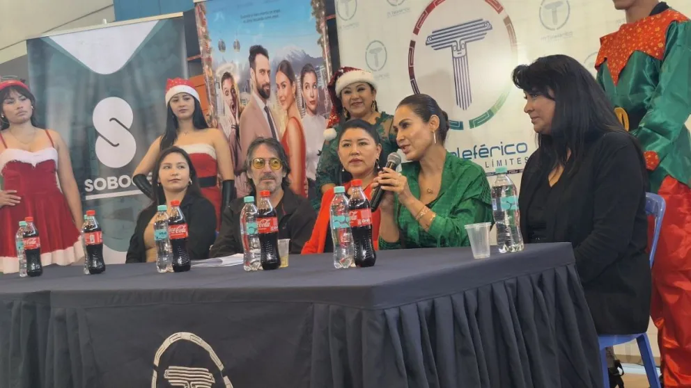 La conferencia de prensa sobre "Un milagro de Navidad en La Paz". Foto: Visión 360.