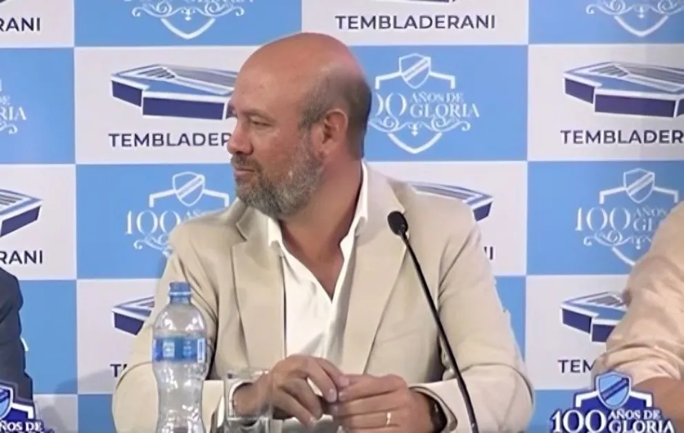 Eduardo Valdivia, gerente general del club Bolívar. Foto: captura de video