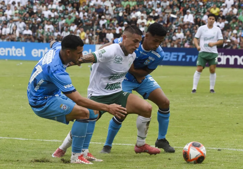 El clásico cruceño del pasado del 9 de noviembre. Foto: APG.