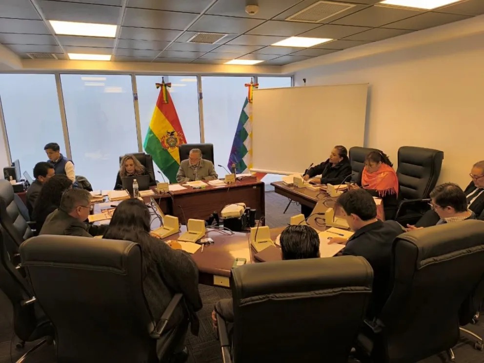 La Comisión de Constitución, este lunes. Foto: Cámara de Diputados