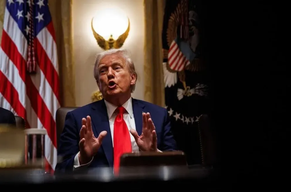 El presidente de Estados Unidos, Donald Trump, en la Casa Blanca. Foto: EFE