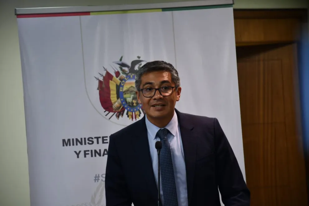 Ministro de Economía, Jose Gabriel Espinoza. Foto: APG 