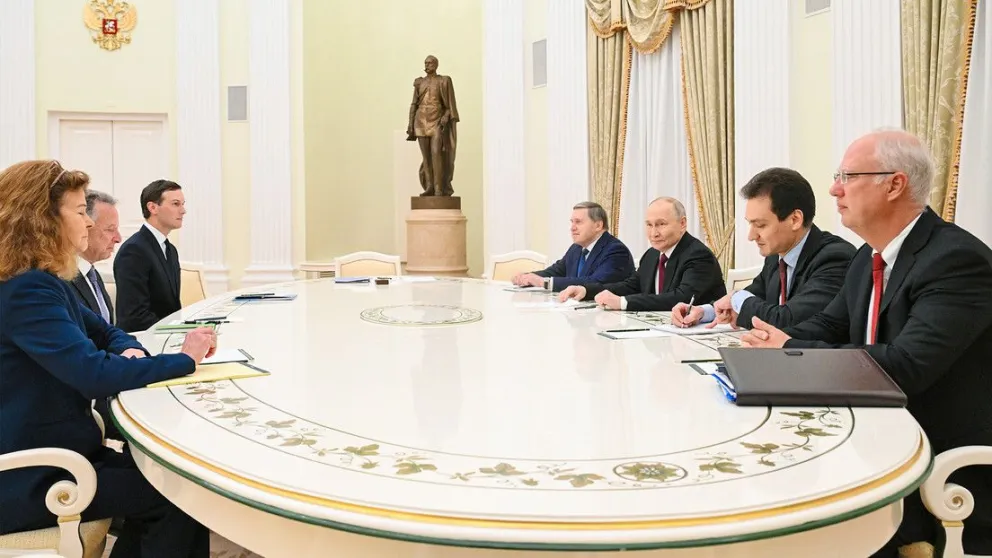 El encuentro, en una imagen de Sputnik. 