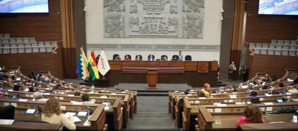 El pleno de la Asamblea Legislativa en sesión. Foto: Unitel