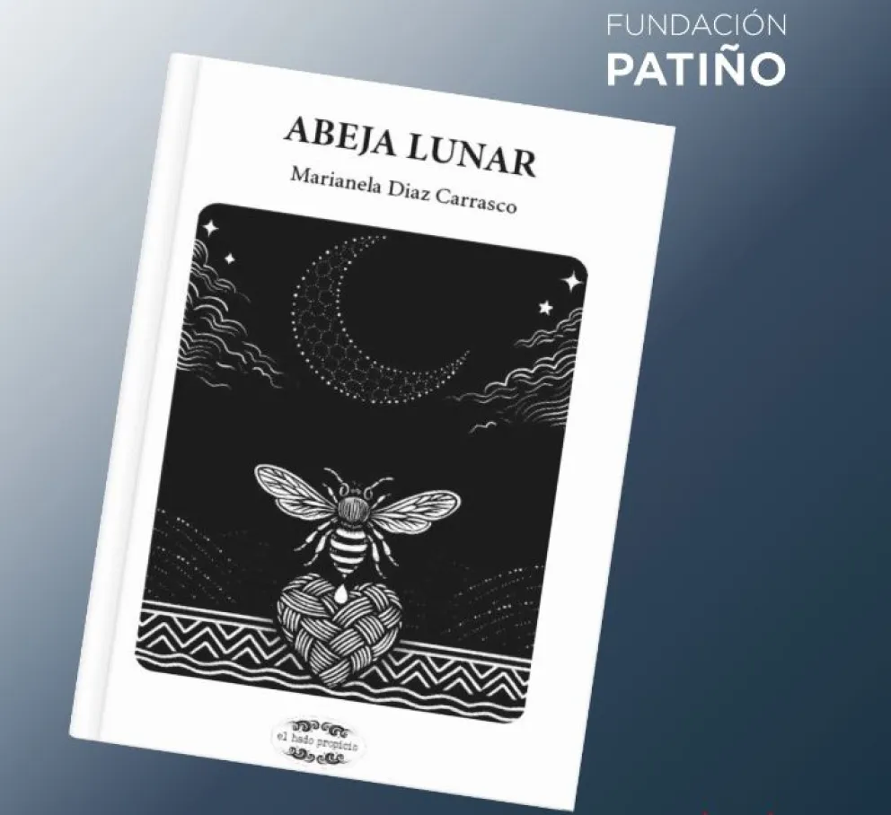 Tapa del libro de poesía. FOTO: Espacio Patiño.