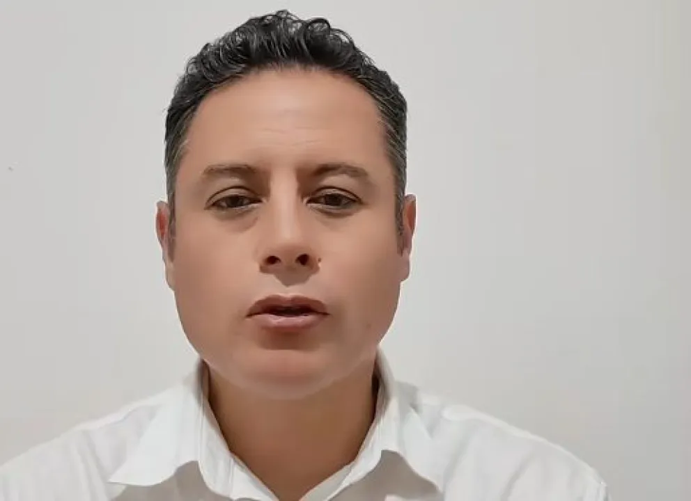 El vicepresidente Edmand Lara participará del Parlamento Andino. Foto: Captura de video