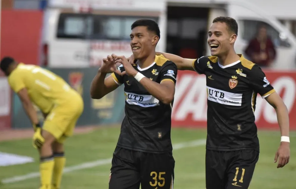 La celebración de los orureños en su reducto. Foto: Marka Registrada