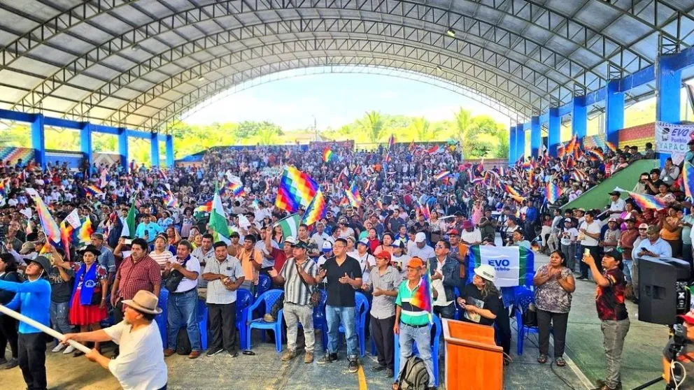 El evismo definirá a sus candidatos en ampliado. Foto: Evo Morales (Facebook)