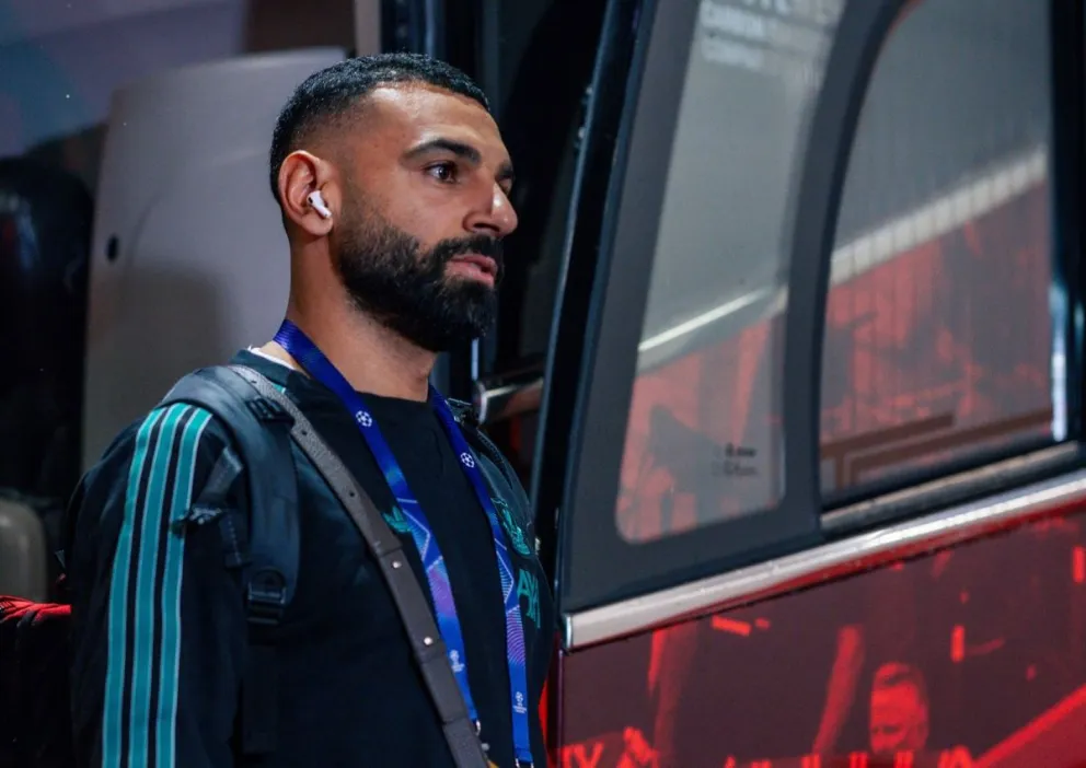 Salah previo a un anterior partido. Foto: Liverpool FC.