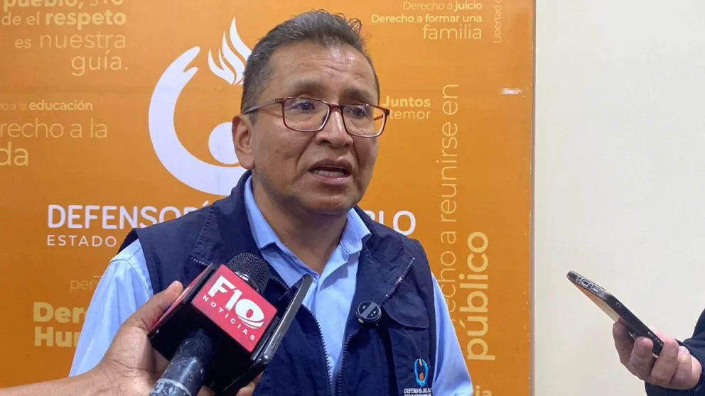 El Defensor del Pueblo, Pedro Callisaya.