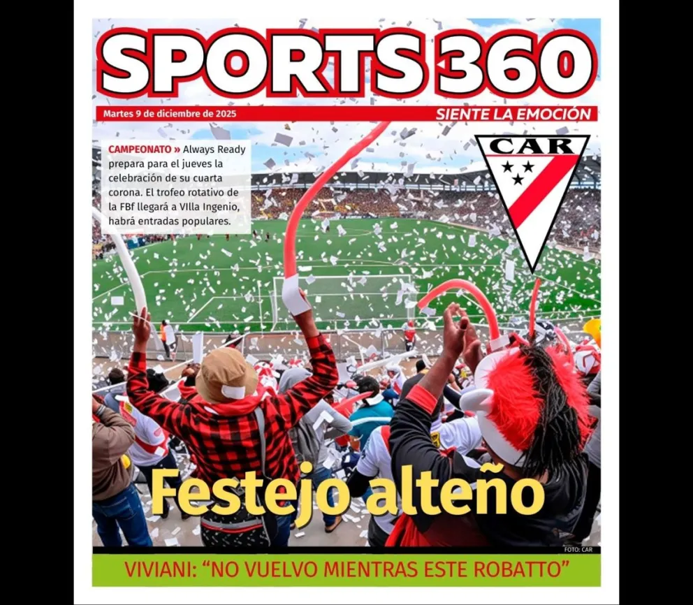 El director de competiciones, Klaus Von Landwüst, sostiene la Copa Federación Unida que el año pasado ganó Bolívar. Foto: FBF